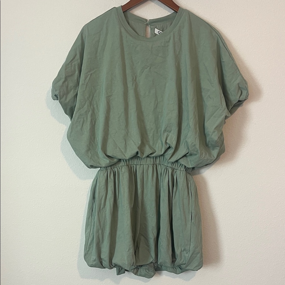 NWT GREY LAB Green Romper - Picture 2 of 6